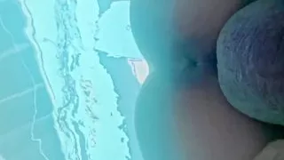 Pool Pleasures. Underneath View of Underwater Sex