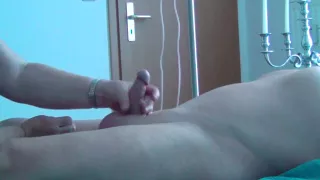 Saline Infusion - Schwester Sandra Pumpt Seinen Sack Schon Auf