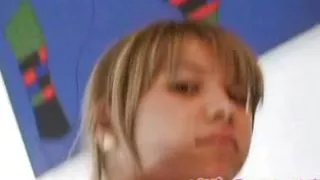 Little bree soaked in cum after hard fucking