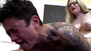 Lesson of Lesbian Sex with Strapon!!