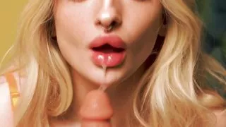 Sexy blonde Shiny Lily juicily plays with her sweet pussy