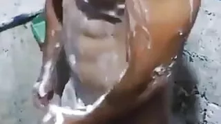 Boy Masturbates Cock In Bathroom Cum