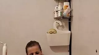 Water Orgasm in Shower