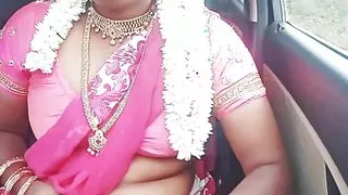 Full Video Telugu Dirty Talks, sexy saree indian telugu aunty sex with auto driver, car sex