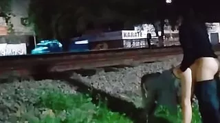 sex in public the police catches us dripping semen and voyeurs watch us fuck in the street