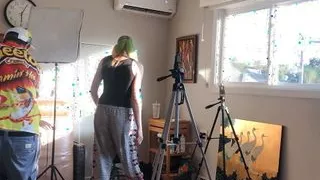 Behind the Scenes Studio Set Up