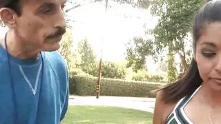 Indian sexy girl fucked by a old man