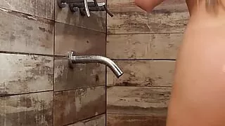 I take a shower and end up masturbating. 2