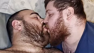 Bear fucking with chubby and chaser