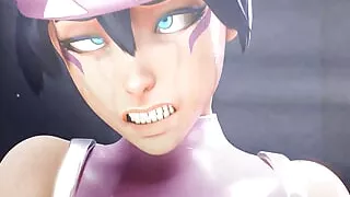 Overwatch - Taimanin Kiriko (Animation with Sound)
