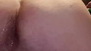 Fucking myself and cumming with no hands in my hand while fucking