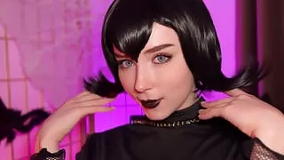 Mavis Passionately Fucks and Gets Facial - Cosplay on Hotel Transylvania