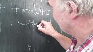 Horny headmistress gets licked, fucked and jizzed