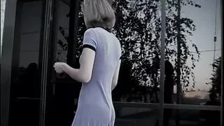 Couch sex with this young brunette amateur