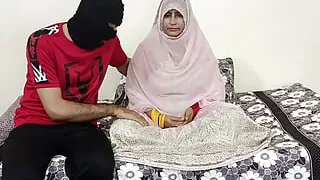 Sexy Pakistani Bride Sucking Cock and Hard Rough Fucked on Her Wedding Night