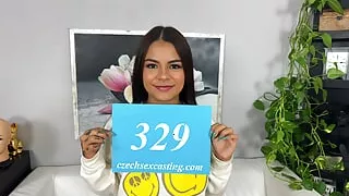 Cute and sexy Latina has no inhibitions