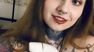 Come and Play with my and my Toys! Tattoo Bitch waiting for your sperm!!