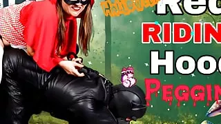 Red Pegging Hood! Femdom Anal Strap On Bondage BDSM Domination Real Homemade Amateur Milf Stepmom