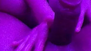 She massaged with a lot of oil.