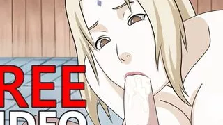 Sasuke Cums In Tsunade's Mouth (naruto Hentai)
