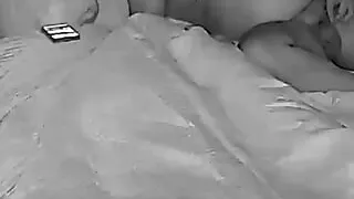 Step mom completely naked with dick out in bed with step mom