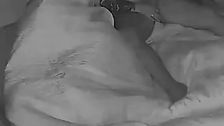 Step mom in bed with step son naked handjob his dick