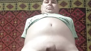 Masturbation. Huge dick and balls.