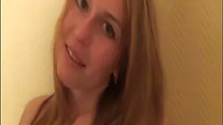 Secretly caught natural blonde Nataliya with perky tits