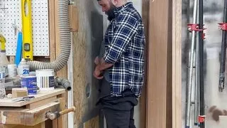 Hairy Bear visits my Gkory Hole