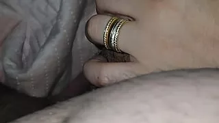 Step mom under blanket handjob step son dick