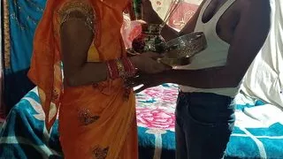 Karwa chauth special Indian cauple honeymoon