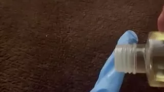 Jane loving her tooth brush