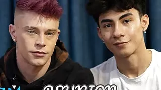 NastyTwinks - Reunion - Luca Ambrose returns after being away for a week from Harley Xavier Hot Raw Intimate Fucking ensues