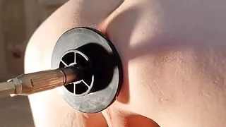 fuck machine deep anal destroying