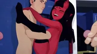 Meru The Succubus Episode 4 Teen Girl Group Sex Inside Boys Locker room