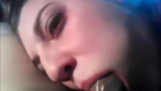 Brunette Lass Sucking Dick