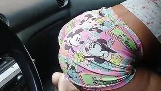 I pick up my stepdaughter after a sleepover and convince her to go to a motel after I saw that huge ass