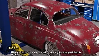 Grandmas House #77 - Betty got fucked on the car ... Thomas licked Josianne's pussy ... Thomas Fucked Fiona while Catherina watc