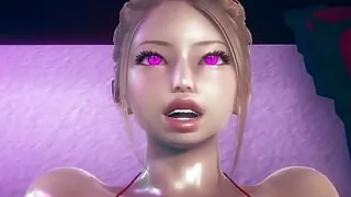 Sex with a Big Curvy Babe  3D Hentai