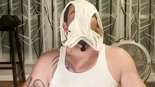 Playing in my Tighty Whiteys while sniffing another man's Tighty Whiteys