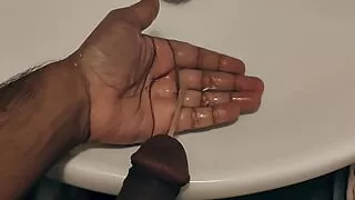 Piss on hand