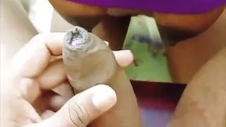 Tamil girl giving blowjob