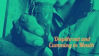 Indian friend  deepthroat me and take cum in mouth