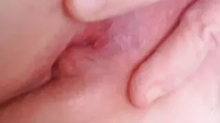 lying on the bed my wife loves to caress me and drive a dildo in my ass it's so good dreaming of a cock in the ass