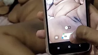 Stepmom was taking photos when her stepson enters the room and convinces her to get naked and ends up fucking her pussy