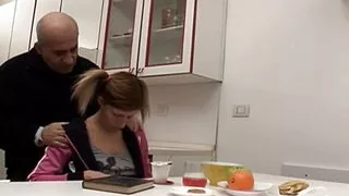 Navy Teen Fucks Her Stepdad