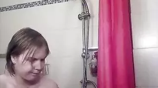 Me taking a shower