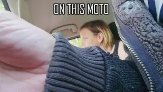 Fucked by a biker on the side of a road