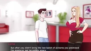 Lust Legacy #3 - Chris and Lena Spend Some Time Together, Chris Jerked off While Thinking About Ava.