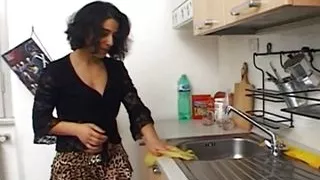 Hairy Housewife Satisfy Husband
